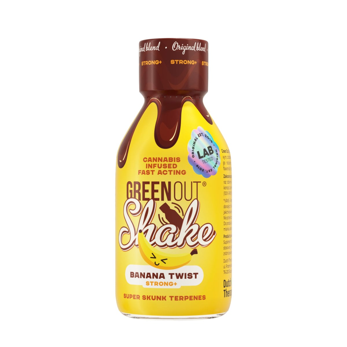 Green Out Shake, Banana Twist Shot konopny Green Out Shake, Banana Twist