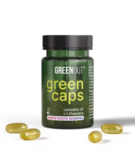 Kapsułki konopne Green Out Green Caps z terpenami