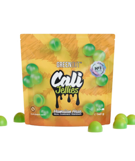 Żelki konopne Green Out Cali z terpenami Hawaiian Haze