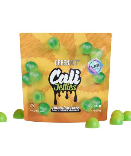 Żelki konopne Green Out Cali z terpenami Hawaiian Haze