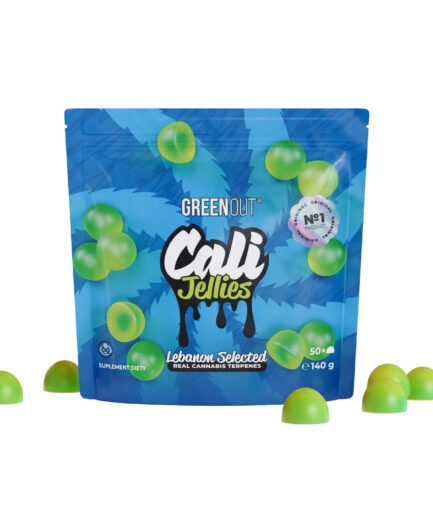Żelki konopne Green Out Cali z terpenami Lebanon Selected