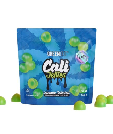 Żelki konopne Green Out Cali z terpenami Lebanon Selected
