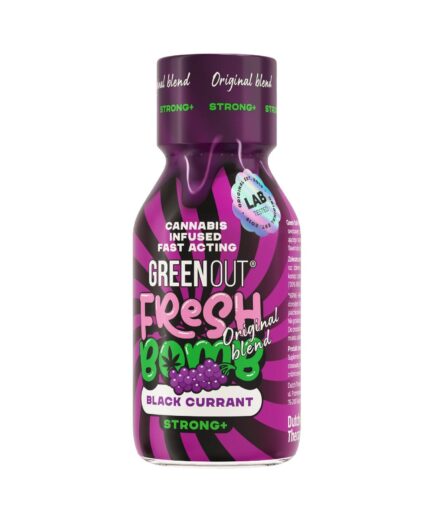 Butelka z shotem konopnym Green Out Shot Currant