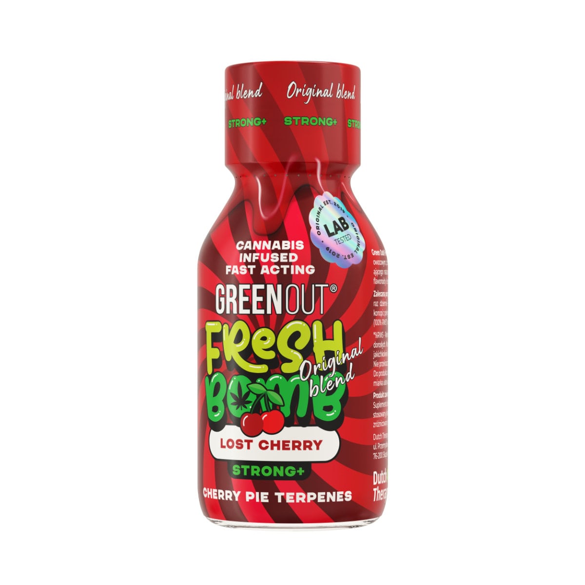 Green Out Fresh Bomb Lost Cherry Shot konopny Green Out Fresh Bomb Lost Cherry
