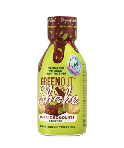 Shot konopny Green Out Shake, Dubai Chocolate