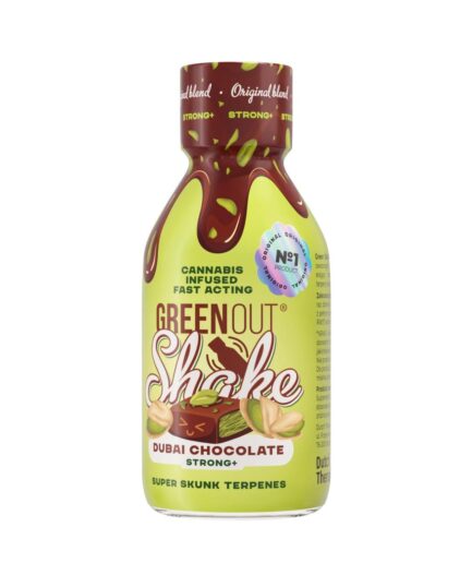 Shot konopny Green Out Shake, Dubai Chocolate